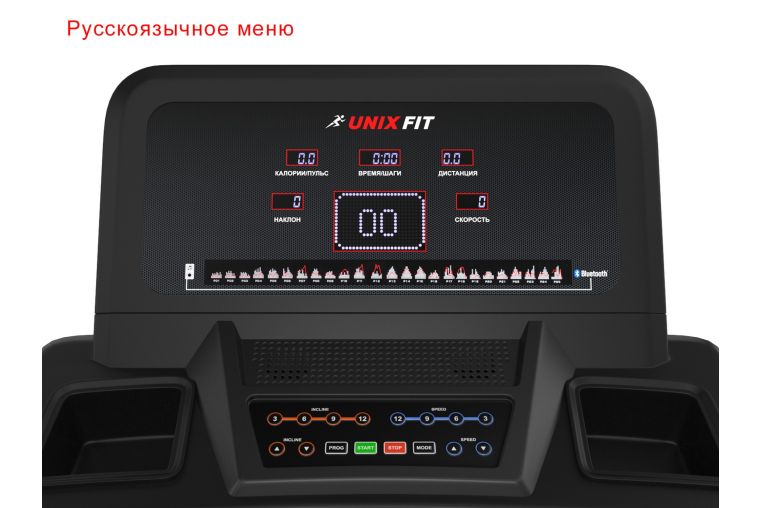 Профессиональная Беговая дорожка UnixFit 1300 AC фото 11