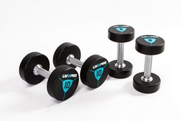 Гантели в уретане Live Pro Premium Urethane Dumbbells NL\LP8000-34\00-00-00 фото 8