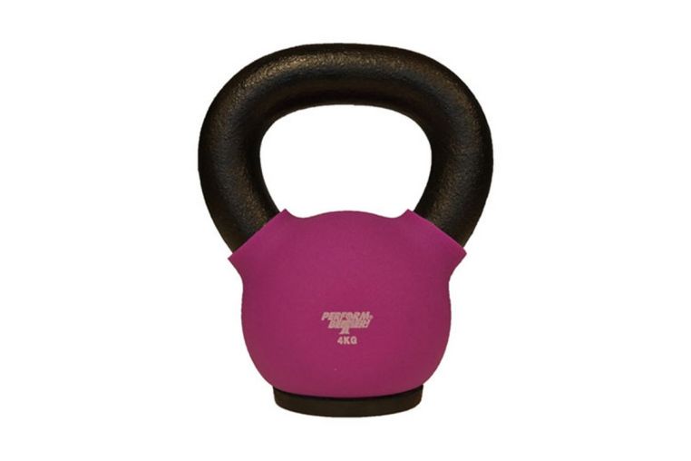Обрезиненная гиря 4 кг Perform Better Neoprene Kettlebell 8932 пурпурный 