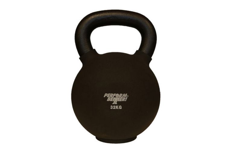 Обрезиненная гиря 32 кг Perform Better Neoprene Kettlebell 8945 черный 