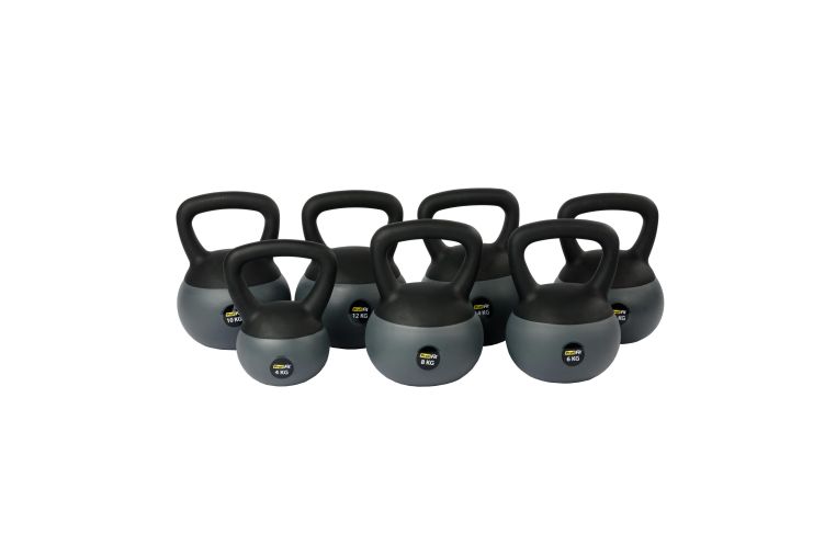 Гиря 8 кг Profi-Fit PVC с жесткой ручкой 