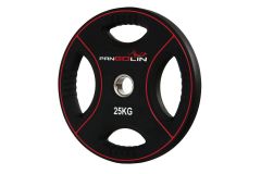 Диск олимпийский d51мм Pangolin X-Line WP012PU 25кг черный с красными полосами