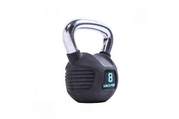 Обрезиненная гиря 28 кг Live Pro Premium Rubber LP8043-28 фото 2