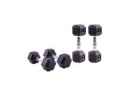 Гексагональные гантели 20кг Live Pro Hex Dumbbell LP8005-20, пара