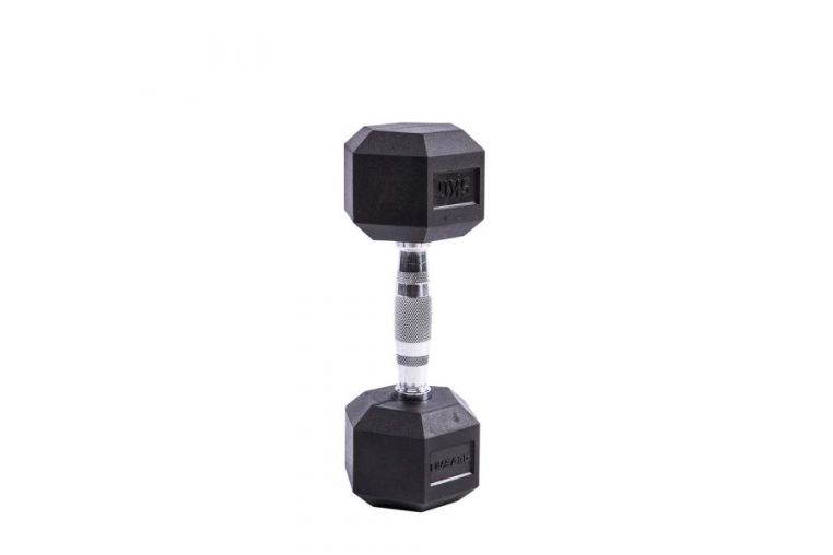 Гексагональные гантели 20кг Live Pro Hex Dumbbell LP8005-20, пара фото 4