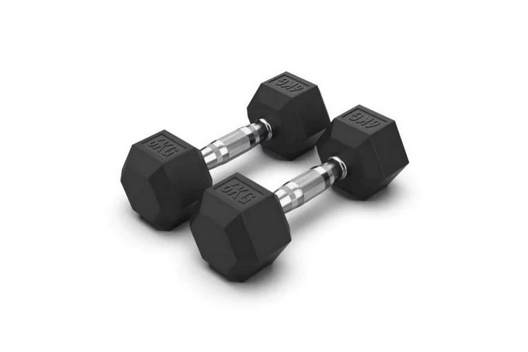 Гантель неразборная гексагональная 6 кг VictoryFit VF-H060 