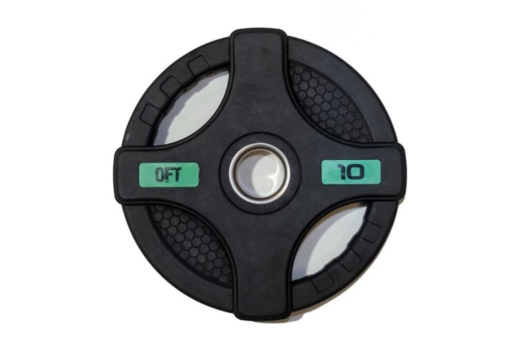 Штанга 53 кг Original Fit.Tools диски 50 мм с двумя хватами, гриф 180 см фото 5