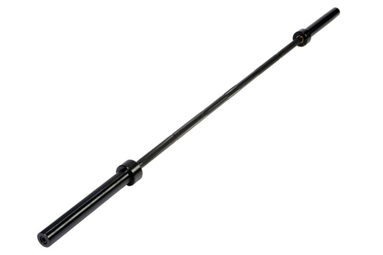 Штанга олимпийская 180 кг Original Fit.Tools диски с двумя хватами, черный гриф фото 1