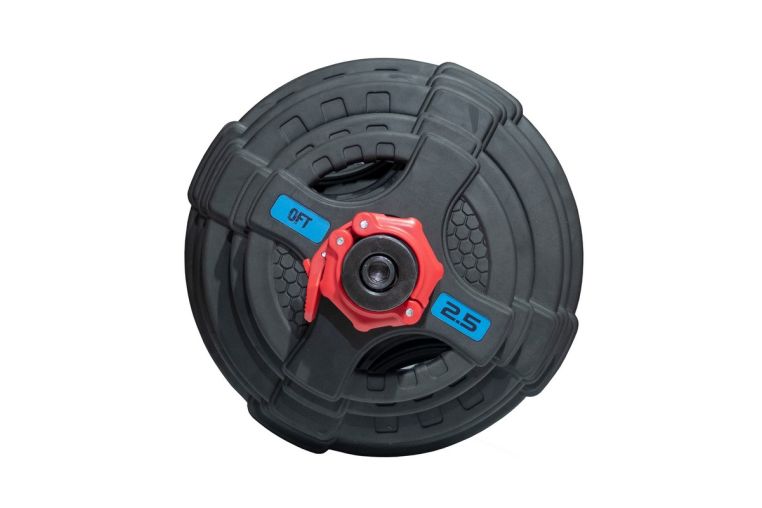 Штанга олимпийская 215 кг Original Fit.Tools диски с двумя хватами, черный гриф фото 2