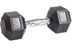 Гантель гексагональная обрезиненная Profi-Fit 9 кг