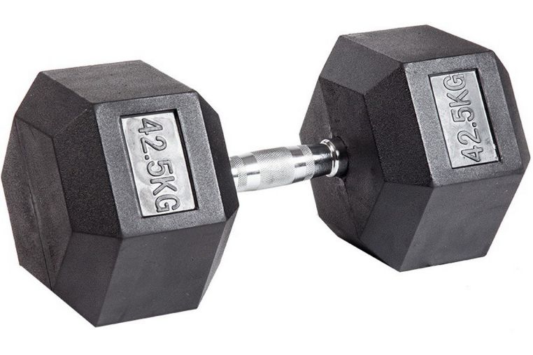 Гантель гексагональная обрезиненная Profi-Fit 42,5 кг 