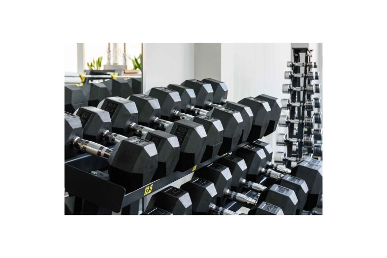 Гантель гексагональная обрезиненная Profi-Fit 15 кг фото 2