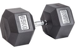 Гантель гексагональная обрезиненная Profi-Fit 65 кг