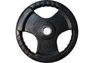 Диск обрезиненный Profi-Fit черный 3 Handle D51мм 25кг