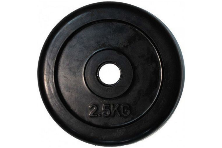 Диск обрезиненный Profi-Fit черный Classic D26 2,5кг 