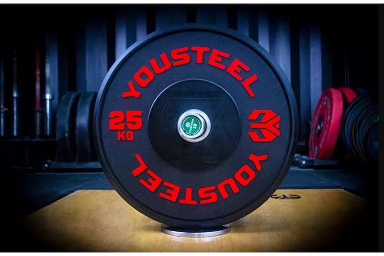 Диск 25кг YouSteel Traning PRO чёрный 