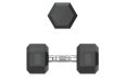 Гантель гексагональная 12,5 кг обрезиненная UnixFit DBHEX12_5 фото 5