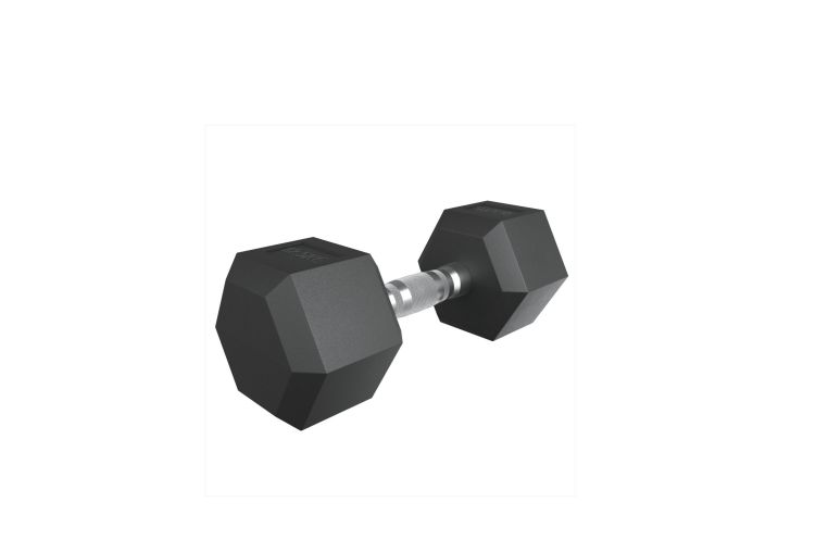 Гантель гексагональная 12,5 кг обрезиненная UnixFit DBHEX12_5 фото 8