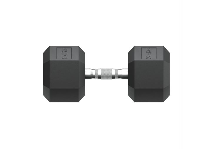 Гантель гексагональная обрезиненная 22,5 кг UnixFit DBHEX22_5 фото 5