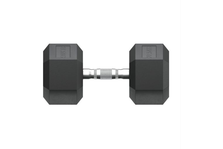 Гантель гексагональная 30 кг обрезиненная UnixFit DBHEX30 фото 7
