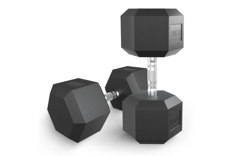 Гантель гексагональная обрезиненная 37,5 кг UnixFit DBHEX37_5 