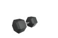 Гантель гексагональная 45 кг обрезиненная UnixFit DBHEX45 фото 7