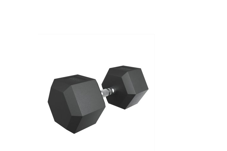 Гантель гексагональная 45 кг обрезиненная UnixFit DBHEX45 фото 7