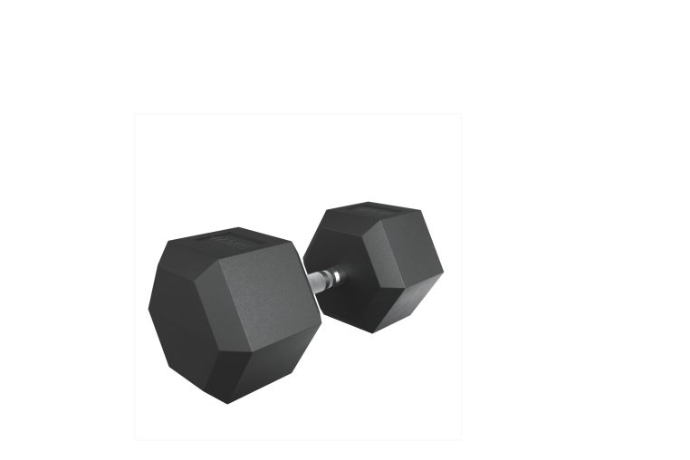 Гантель гексагональная обрезиненная 47,5 кг UnixFit DBHEX47_5 фото 7