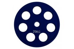 Диск олимпийский обрезиненный цветной 20кг.