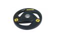 Диск олимпийский обрезиненный (Fitnessport), черный 15кг. фото 1