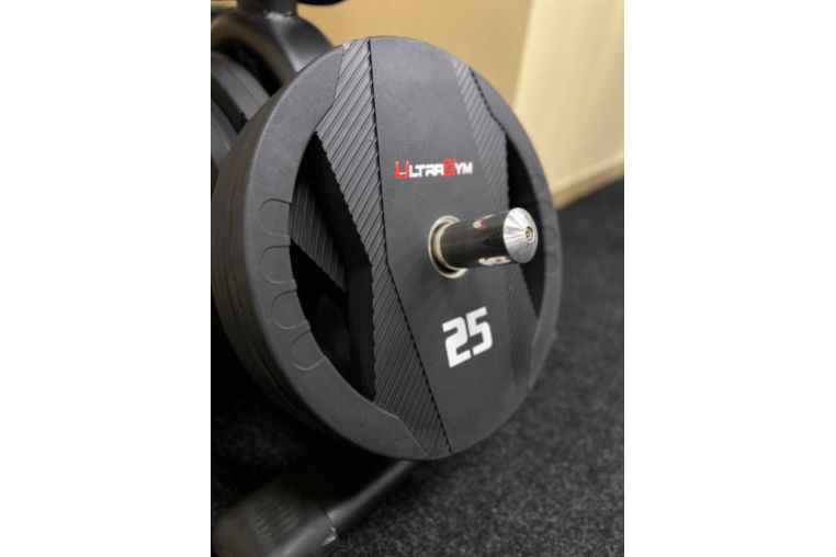 Диск полиуретановый, с двумя хватами 5кг UltraGym UG2030С фото 1