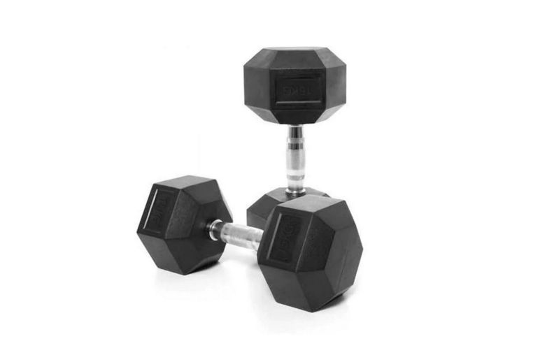 Гантель неразборная гексагональная 15кг VictoryFit VF-H150 
