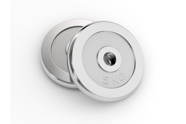 Диск хромированный 5кг\25мм UnixFit DU5000CE фото 1