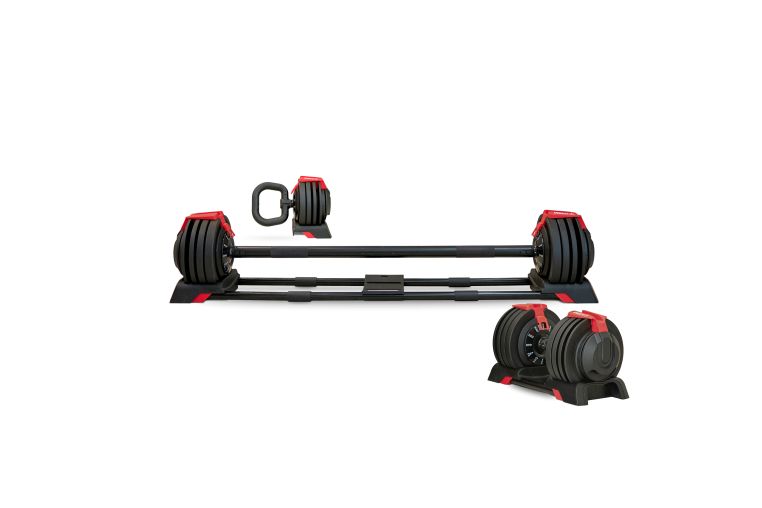 Штанга регулируемая многофункциональная 3 в 1 (24кг) UnixFit BBREG3IN124 фото 14