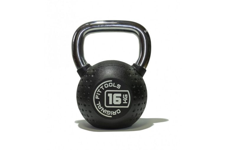 Набор полиуретановых гирь Original Fit.Tools 10 штук от 4 до 32 кг FT-KB-CPU-SET фото 5