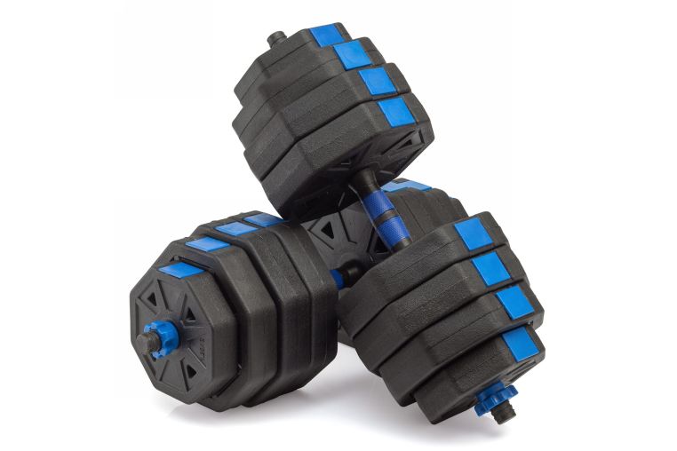 Гантели гексагональные разборные с грифом, 40кг (2х20) VictoryFit VF-DН400 