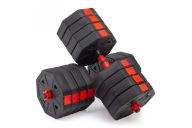 Гантели гексагональные разборные с грифом, 50кг (2х25) VictoryFit VF-DН500