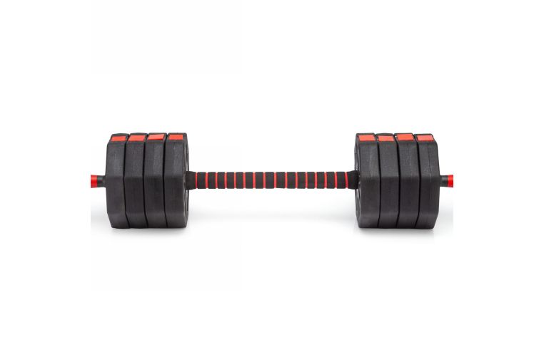 Гантели гексагональные разборные с грифом, 50кг (2х25) VictoryFit VF-DН500 фото 1