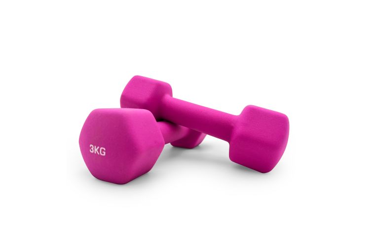 Гантель неопреновая 3кг UnixFit DBNEO3PK Pink 