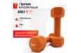 Гантель неопреновая 2кг UnixFit DBNEO2OG Orange фото 1