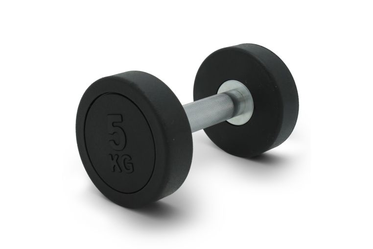 Гантель круглая обрезиненная 5кг UnixFit PRO DBRND5PBK 