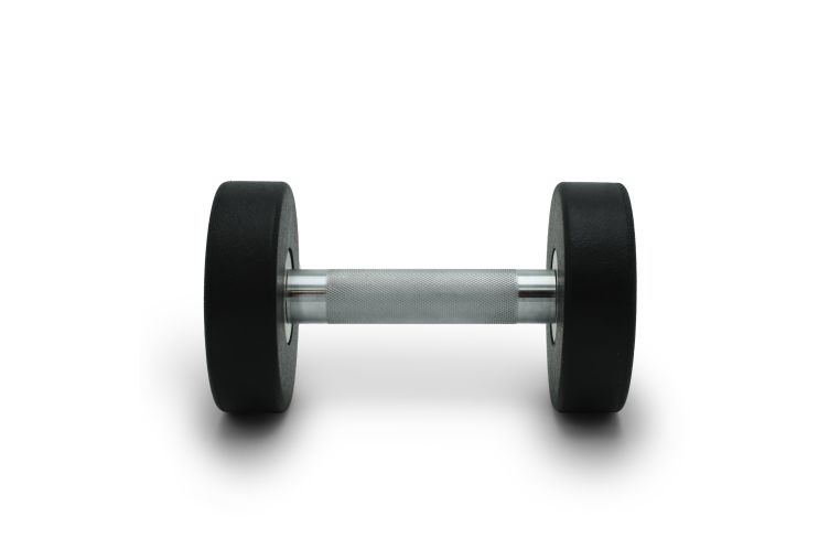 Гантель круглая обрезиненная 5кг UnixFit PRO DBRND5PBK фото 1