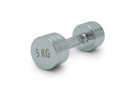 Гантель круглая хромированная 5кг UnixFit PRO DBRND5PCE