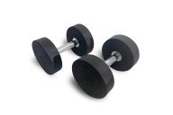 Гантель круглая обрезиненная 12,5 кг UnixFitt PRO DBRND12_5PBK