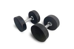 Гантель круглая обрезиненная 12,5 кг UnixFitt PRO DBRND12_5PBK