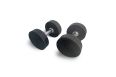 Гантель круглая обрезиненная 12,5 кг UnixFitt PRO DBRND12_5PBK фото 1