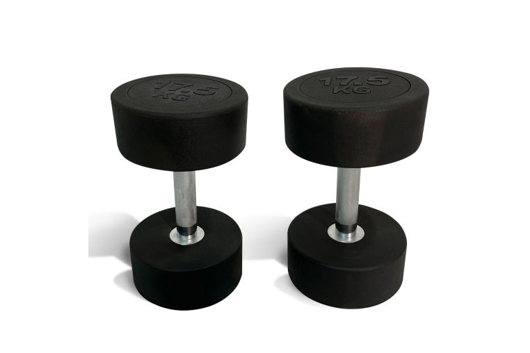 Гантель круглая обрезиненная 17,5кг UnixFit PRO DBRND17_5PBK 