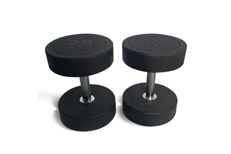 Гантель круглая обрезиненная 20кг UnixFit PRO DBRND20PBK 