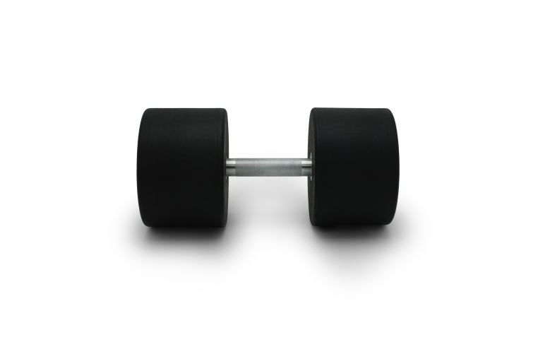 Гантель круглая обрезиненная 50кг UnixFitt PRO DBRND50PBK фото 1