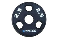 Олимпийский диск в уретане Precor FM\UPP-2.5KG\BK-LZ-00 2,5 кг, черный с лазерной гравировкой